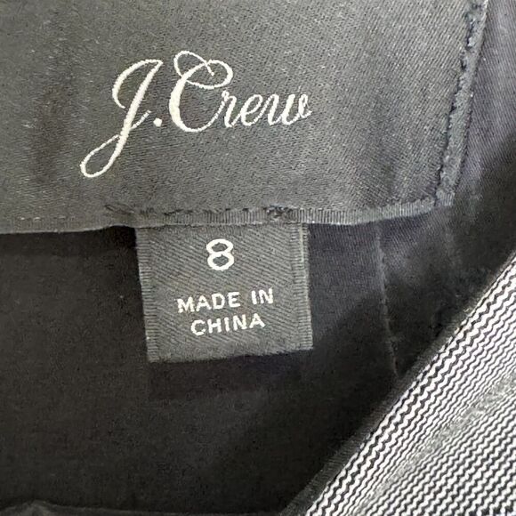 J Crew Dress Womens 8 Gray Plaid Sleeveless Sheath Business Career AC409 FA19 - Picture 3 of 12